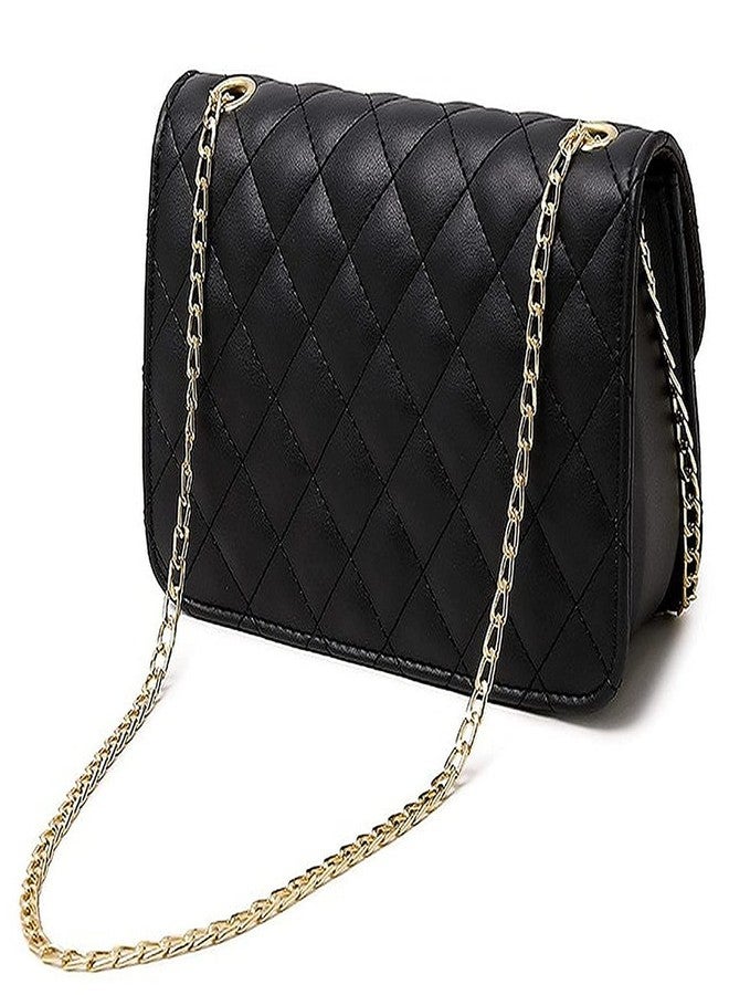 Fargo Leatherette Side Sling Bags For Women's Ladies Hangbag (Black) - Image 4